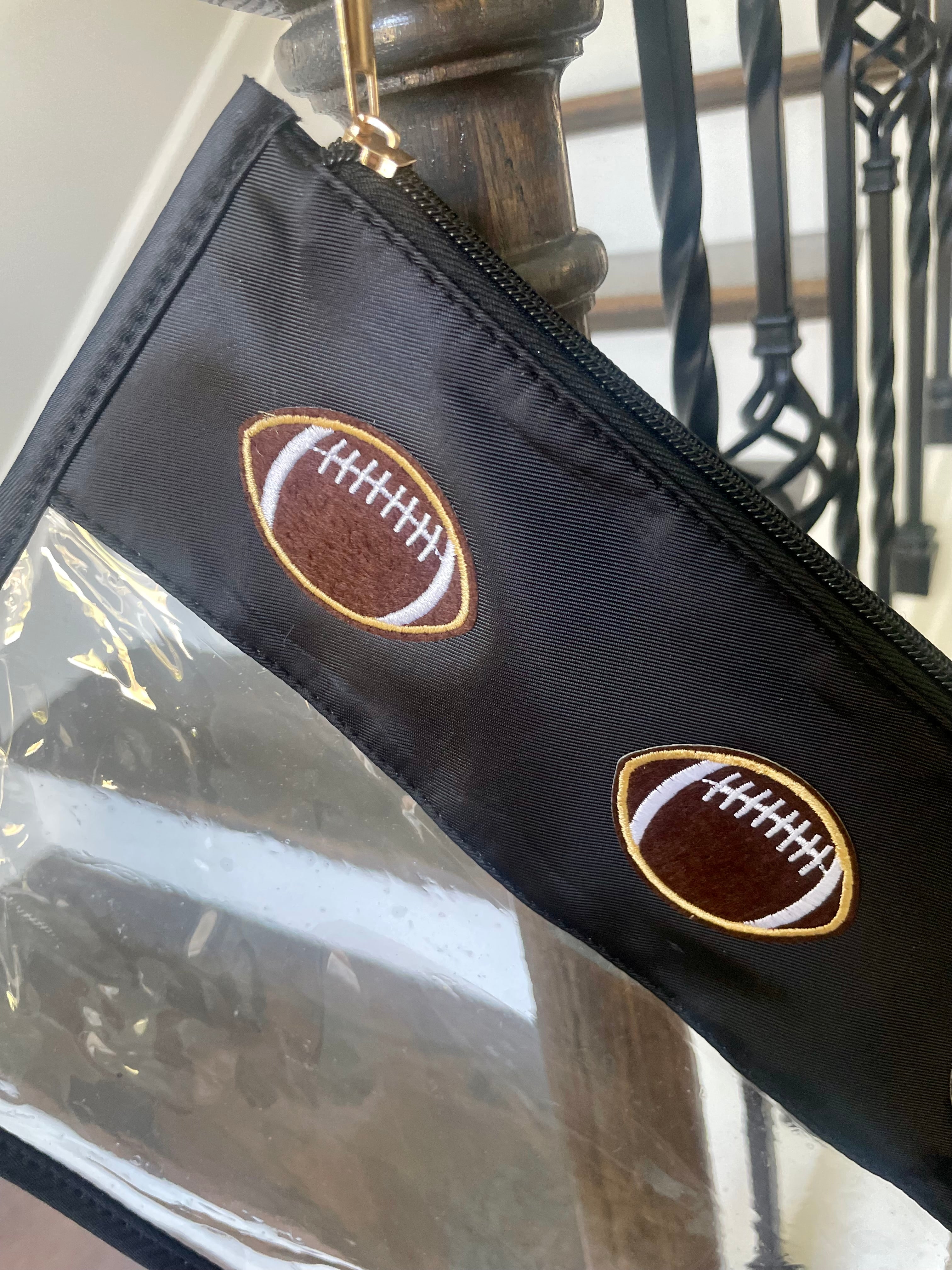 Varsity Letter Clear Zipper Pouch