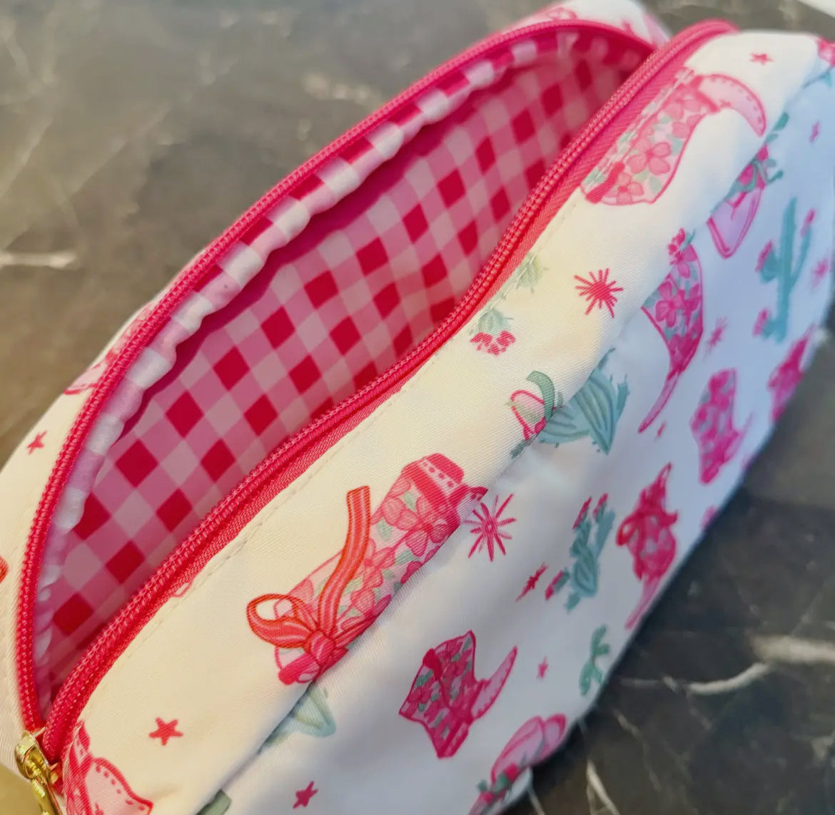 Western Whimsy Everyday Cosmetic Case