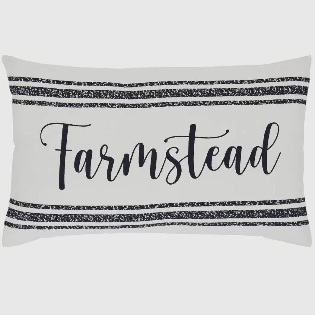 Sawyer Mill Black FARMHOUSE pillow