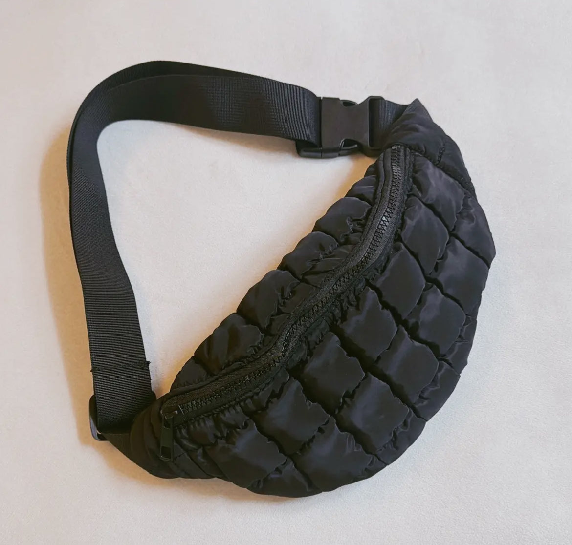 Perfect Puffy Banana Shape Sling Bag