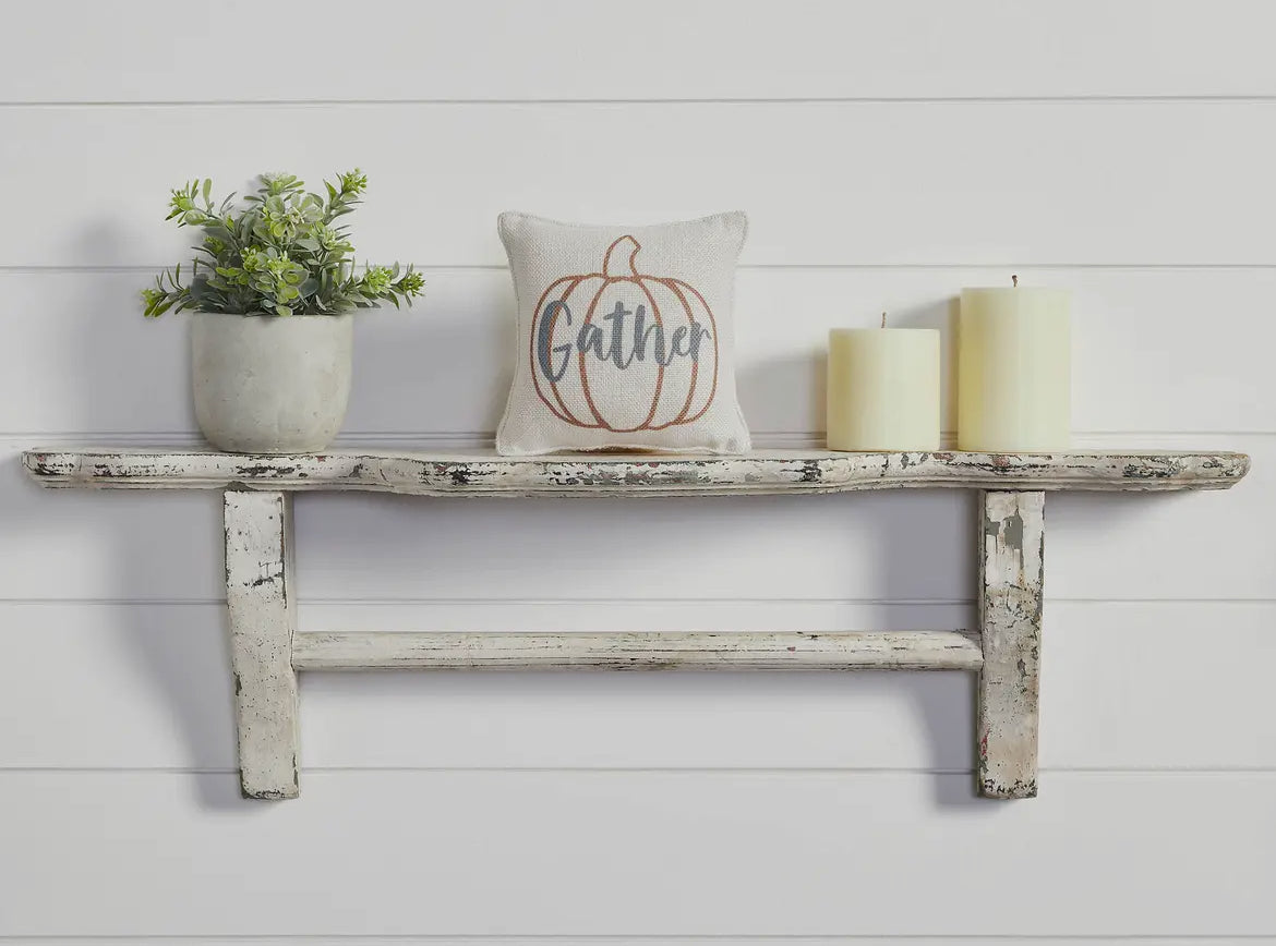 Bountiful Pumpkin Gather Pillow 6x6