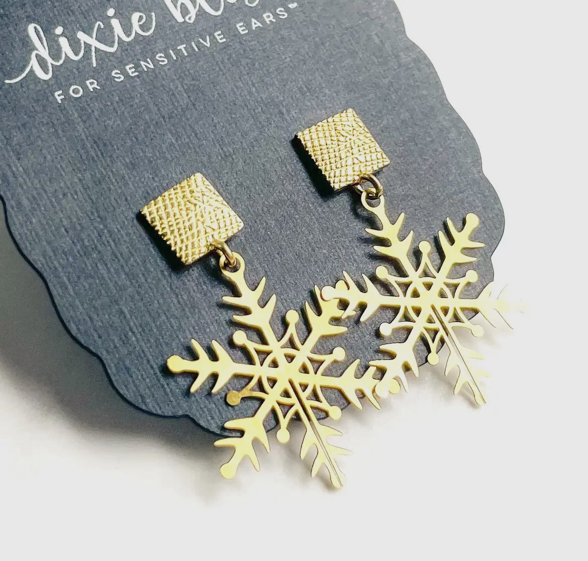 Weightless Snowflakes Earrings