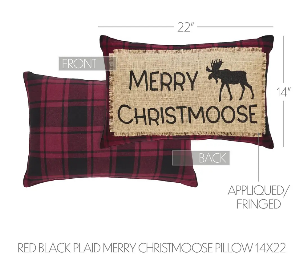 Merry Christmoose Pillow