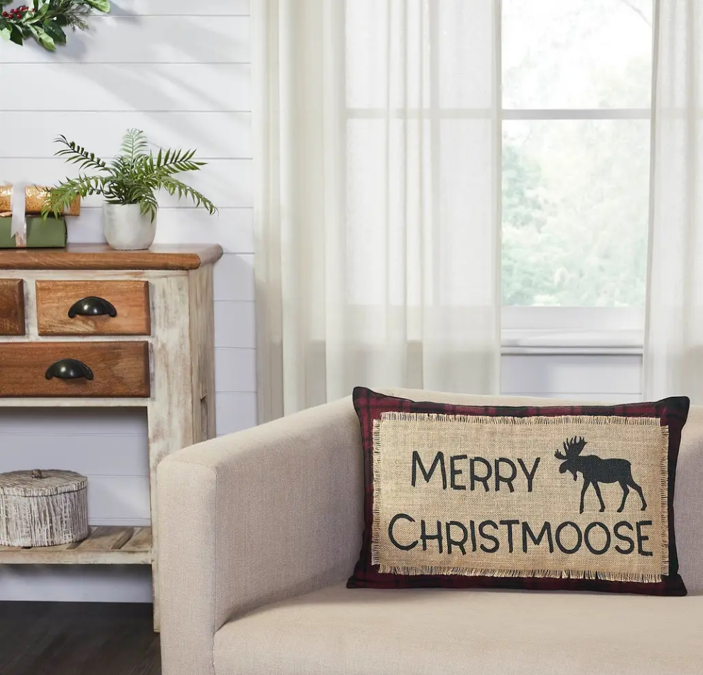 Merry Christmoose Pillow