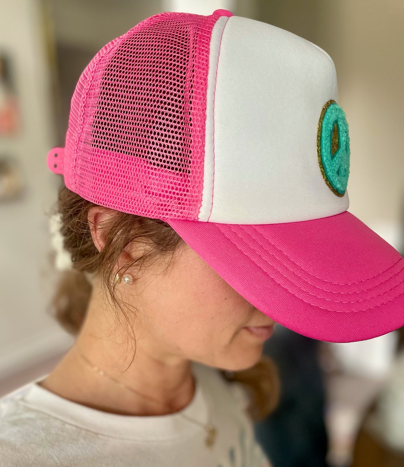 Hot Pink Trucker Hat