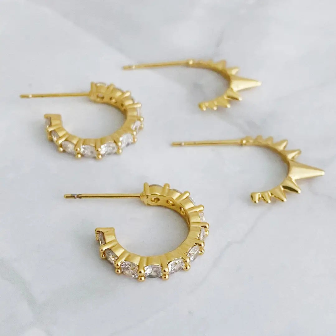Mini Hoop Earring Set