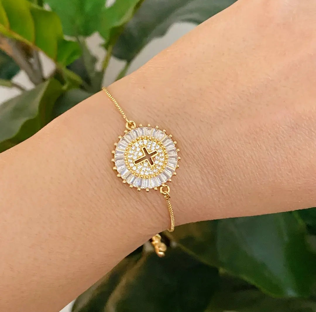 Cross Slide Bracelet