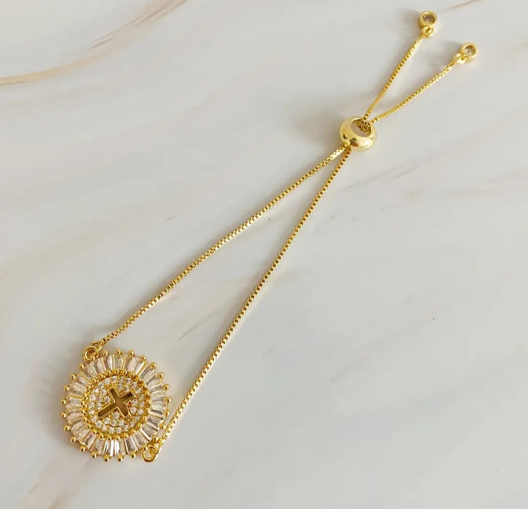 Cross Slide Bracelet