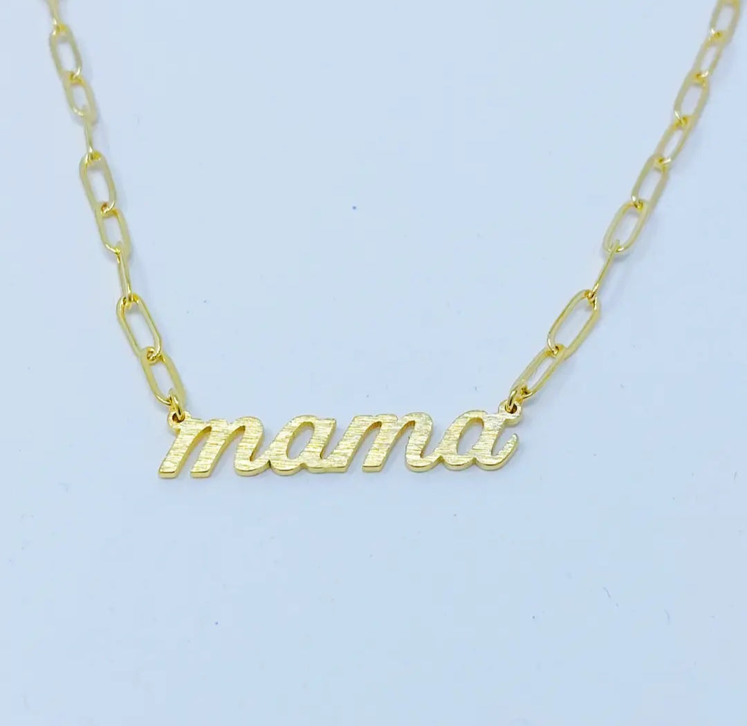 Mama Link Chain Necklace