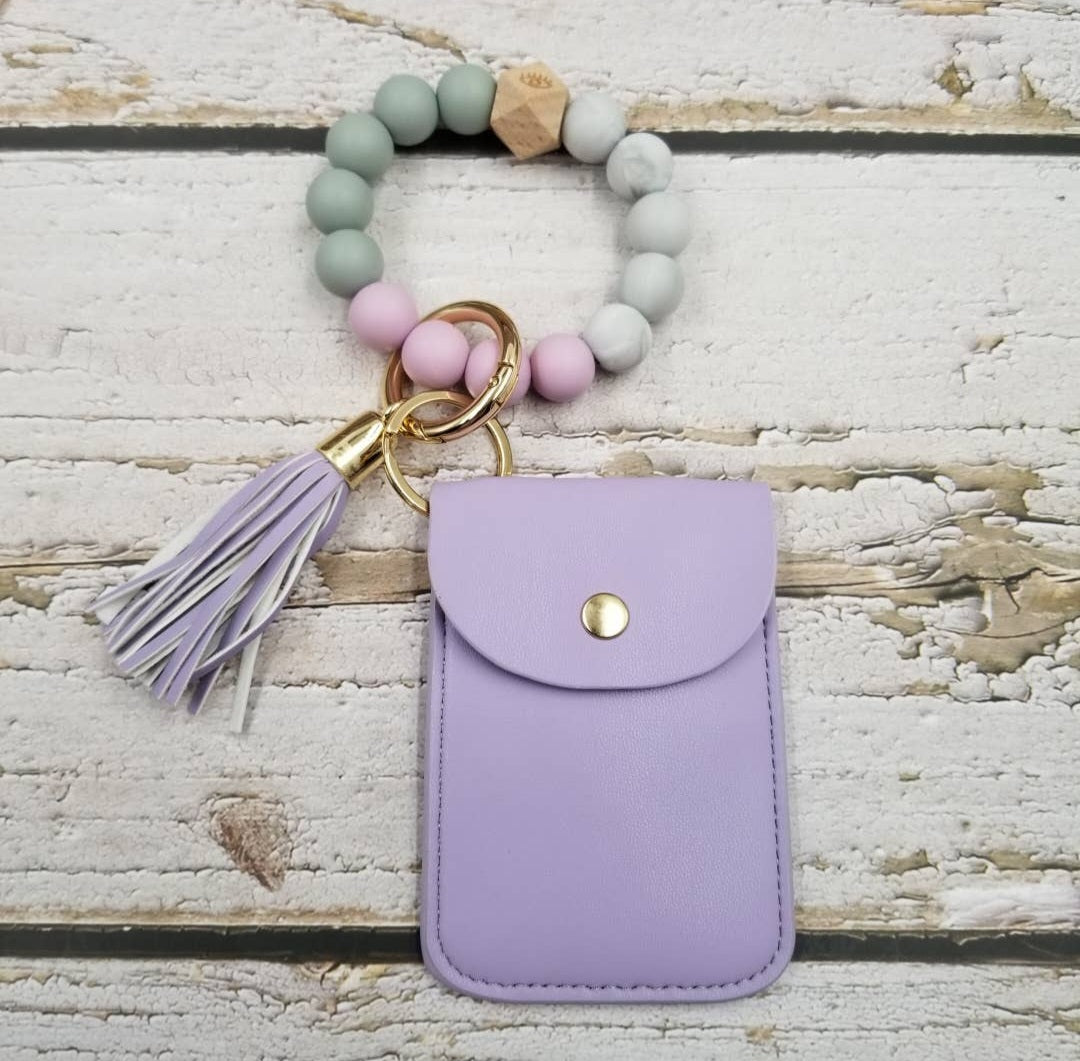 Wristlet Card Wallet Keychain