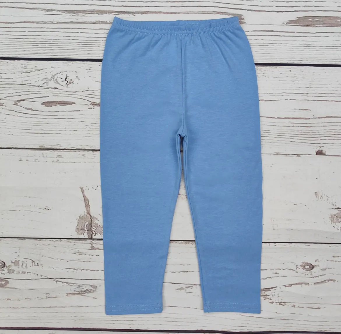 Girls Blue Bow Printed Legging Set *preorder*
