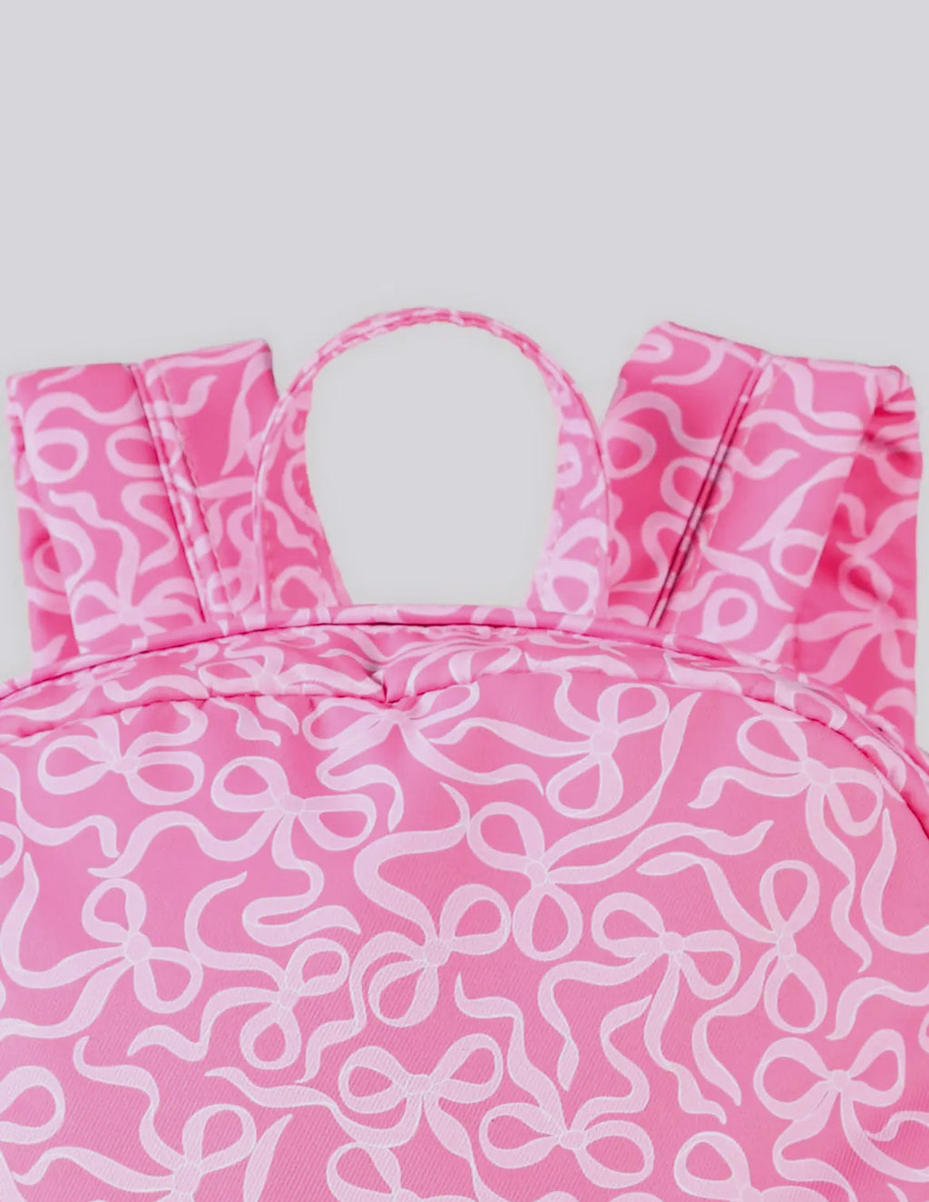 Gingham Ruffle Bow Printed Girls Backpack  *preorder*