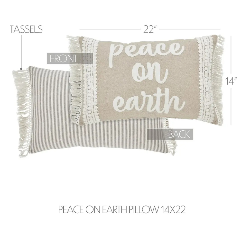 Peace on Earth Pillow