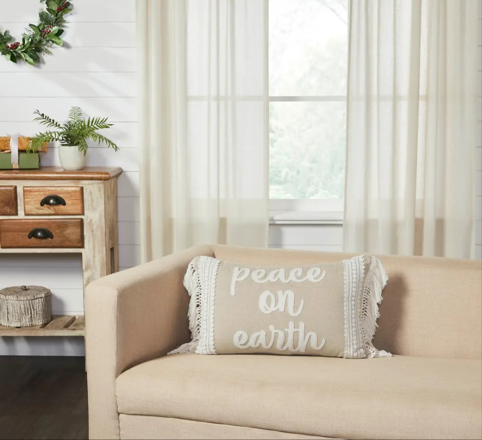 Peace on Earth Pillow