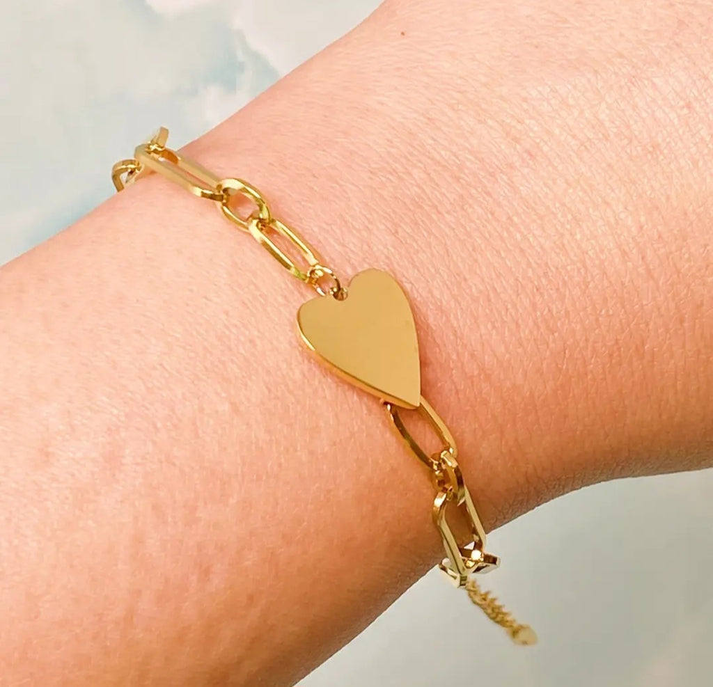 You Are My Side Heart Bracelet